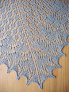 Knitting Patterns Galore Swallowtail Lace Shawl