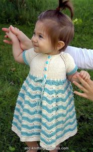Knitting Patterns Galore - Best Sunday Baby Dress