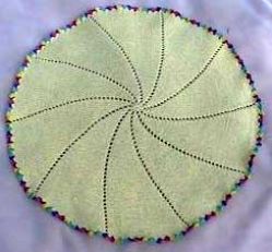 Knitting Patterns Galore Round Of Pinwheel Baby Blanket