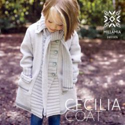 Cissi Swing Coat - Coat Knitting Pattern For Girls in MillaMia Naturally  Soft Merino