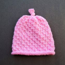 Bibi Lace Baby Bonnet Free Knitting Pattern