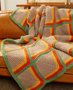 Knitting Patterns Galore - Marlow Throw