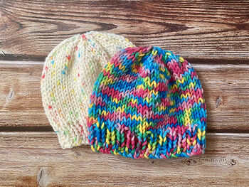 Easy Aran Newborn Baby Hat