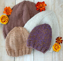 Flat Knit Baby Hat
