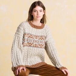 Nordic Cabled Pullover