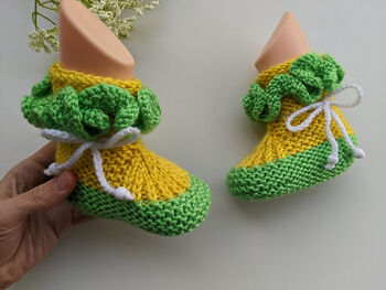 Flat Baby Booties