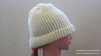 Sunayana Reversible Brioche Hat