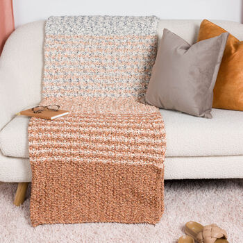 Shifting Sands Knit Blanket