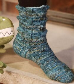 Ankylosaur Socks