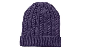 Sunayana Winter Twisted Cable Beanie