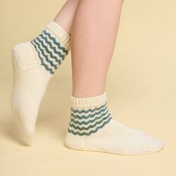 Zig-a-Zig-ahh Knit Socks