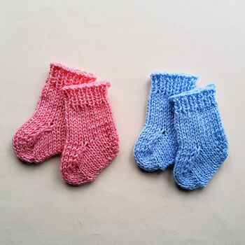 Plain and Simple Baby Socks