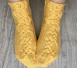 Cozy Cabled Socks