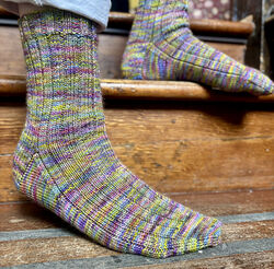 Easy Top Down Magic Loop Socks