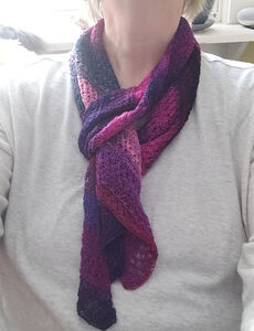 Plum Pudding Scarf