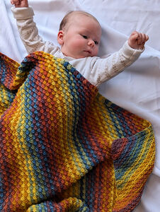 Stars Over the Rainbow Baby Blanket