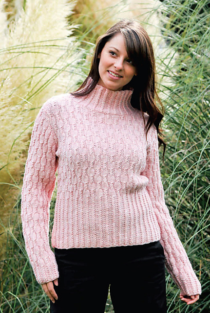 Knitting Patterns Galore - Cabled Heather for Her