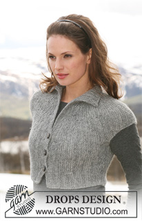 Knitting Patterns Galore - Short Jacket with Short Sleeves Knitted