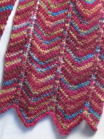 Chevron Scarf  Breien, Knitting pattern, Haakpatroon