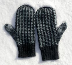 Knitting Patterns Galore - Manly Mitts