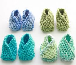 Easiest Baby Booties Ever!