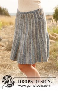 Knitting Patterns Galore - DROPS skirt